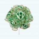 3" Diameter Satin Silk Flower 12X12 | Mint